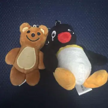 핑구 가챠 봉제 인형 메소메소 곰