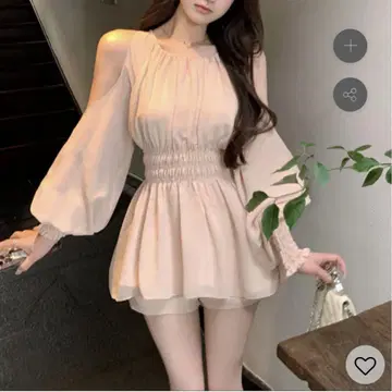 택 포함 새상품 오프숄더 셋업