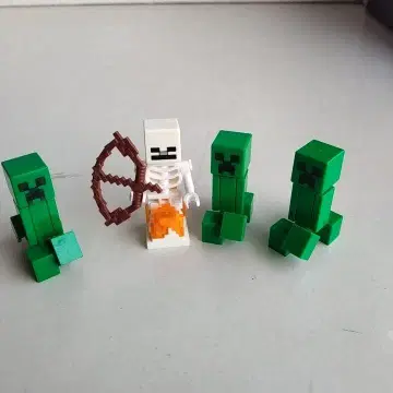 레고 LEGO 마인크래프트 불타는 스켈레톤 크리퍼