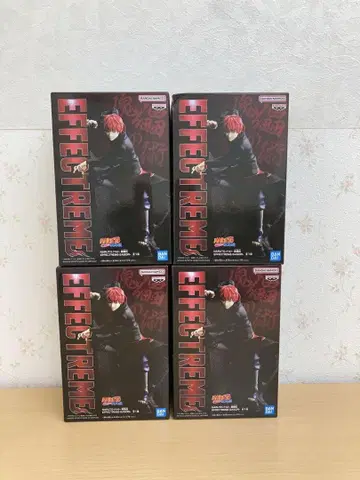 NARUTO 나루토 돌풍전 EFFECTREME SASORI 4개 세트