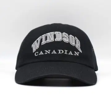 WINDSON 캐나다 수베니어 캡 자수 구제 의류 블랙