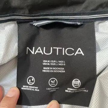 NAUTICA 경량 방수 나일론 자켓 S