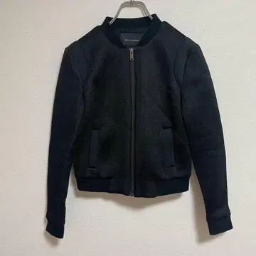 BANANA REPUBLIC 메쉬 블루종 자켓 겉옷 블랙 사이즈 0