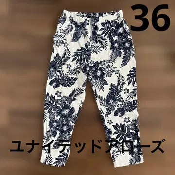 유나이티드 애로우즈 꽃무늬 팬츠 36
