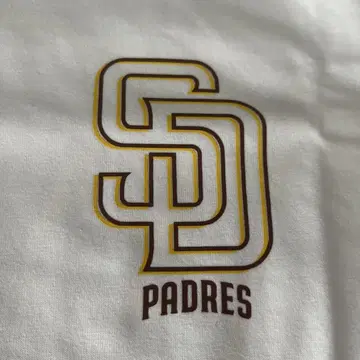 MLB SD PADRES 화이트 티셔츠