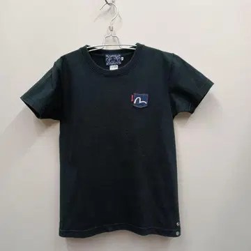 에비수 데님 와펜 티셔츠 EVISU