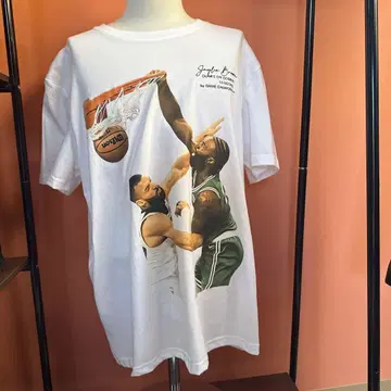 농구 NBA 티셔츠 고베어 XL 화이트
