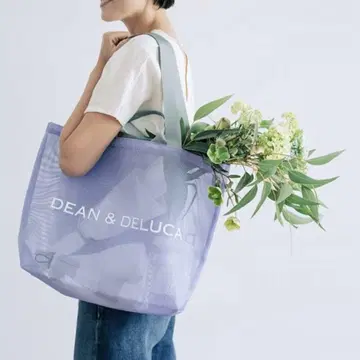 L 사이즈 DEAN&DELUCA 메쉬 토트백 라일락