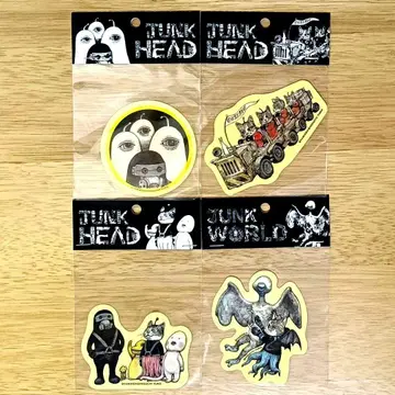 JUNK HEAD JUNK WORLD 스티커 4종 세트 히구치 유코