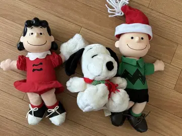 스누피 & 찰리 브라운 & 루시 맥도날드 90s 봉제 인형