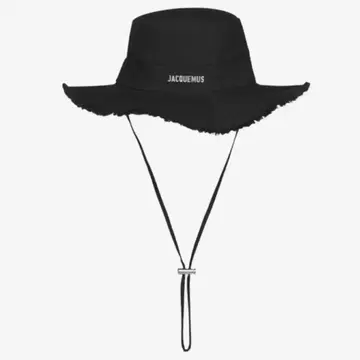 Jacquemus 르 밥 아티초크 버킷 햇 블랙