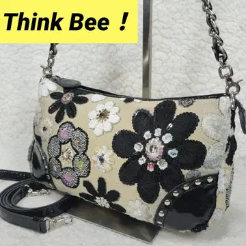 Think Bee! 싱크비 숄더백 2way 꽃무늬 비쥬