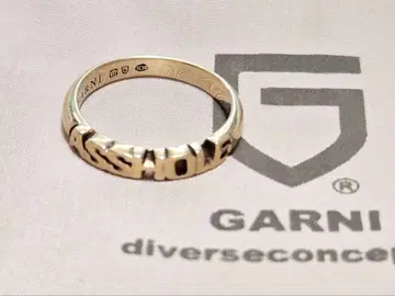 GARNI BlackWeirdos 메시지 반지 K10
