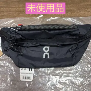 미사용품 On 블랙 웨스트 파우치 Waist Pack 2L Lite