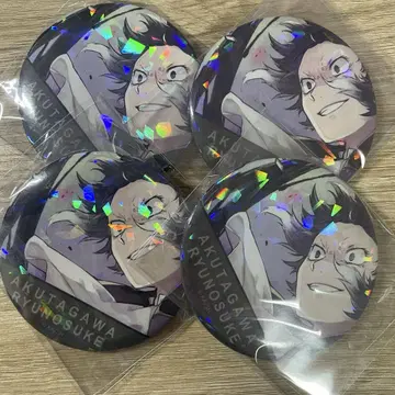문호 스트레이독스 아쿠타가와 류노스케 홀로그램 캔 배치 4개 세트