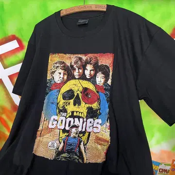 XL 새상품 구니스 goonies 영화 블랙 무비 티셔츠