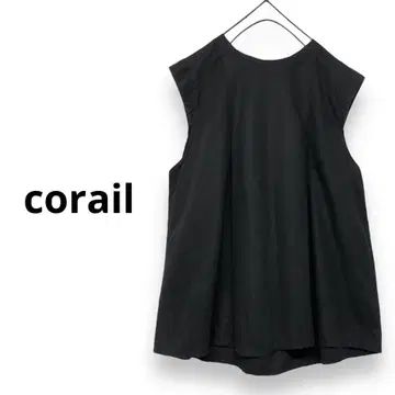 corail 코라유 린넨 블라우스 개더 블라우스 와이드 블라우스