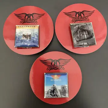 AEROSMITH 에어로스미스 핀즈 캡슐 핀 배지 가챠 3종 세트