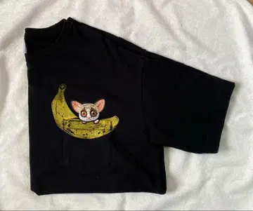 피자토루 티셔츠 인스타 블랙 반팔 유니섹스
