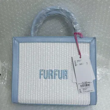 FURFUR 라피아 로고 토트백 토트백 숄더백 색스