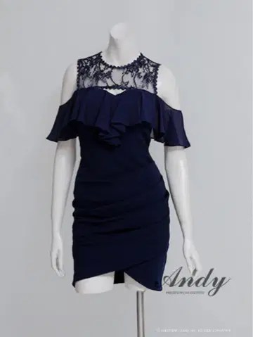 Andy 드레스 네이비 S 사이즈
