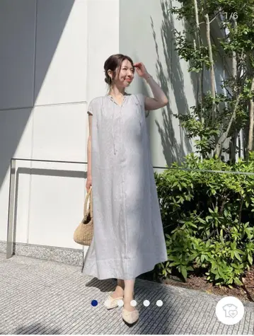 UNFILO 워셔블 스트라이프 원피스