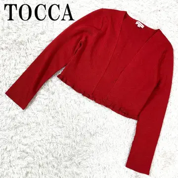 TOCCA 토카 니트 가디건 레드 XS B655