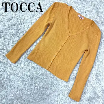 TOCCA 토카 가디건 실크 100% 오렌지 00P B656