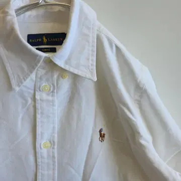 Ralph Lauren 화이트 반팔 셔츠 S 랄프 로렌 y11 새상품급