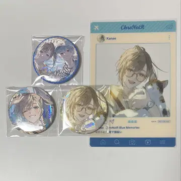 니지산지 ChroNoiR 카노 BlueMemories 캔뱃지