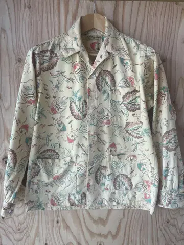 50's SEA ISLAND Sportswear 헤비 코튼 알로하 셔츠