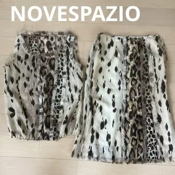 NOVESPACIO 레오파드 무늬 셋업