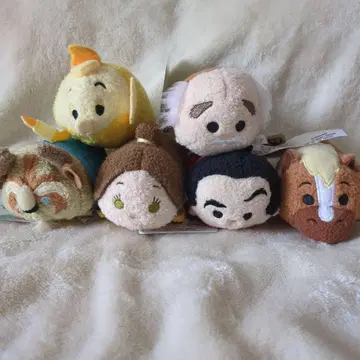 미녀와 야수 Tsum Tsum 봉제 인형 6종 세트