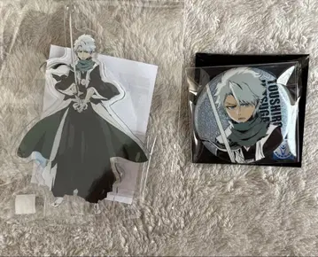 BLEACH WORLD 히노야마 아크릴 스탠드 캔뱃지 2개 세트