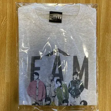 timelesz FAM 티셔츠 모크 화이트