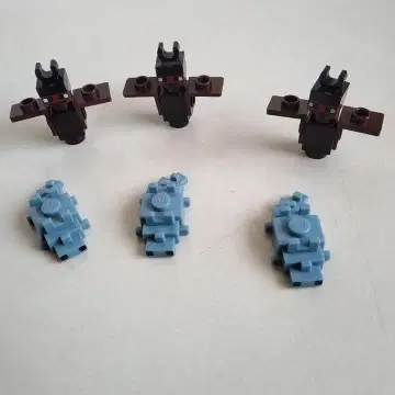 레고 LEGO 마인크래프트 동굴 박쥐 벌레 실버 피쉬 세트