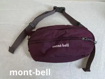몽벨 허리 파우치 보라색 퍼플