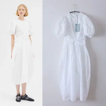 CECILIE BAHNSEN/세실리 반센/코튼 맥시 원피스