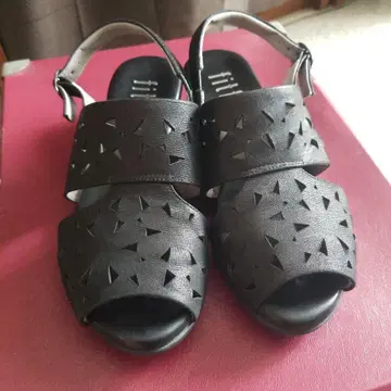 fitfit 샌들 블랙 24.0cm 새상품급