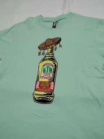 케츠메이시 2024 굿즈 Bottle TEE / 터콰이즈 M