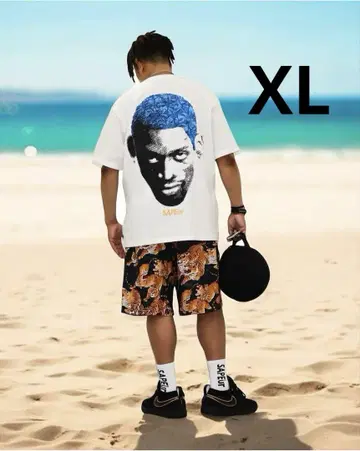 미사용 새상품 SAPEur 티셔츠 사풀 XL ISLAND HEAD