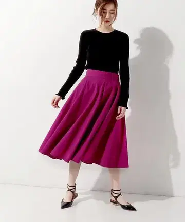 UNITED ARROWS/서큘러 롱 스커트