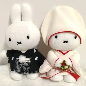 미피 웨딩 인형 봉제 인형 일본 의류 결혼