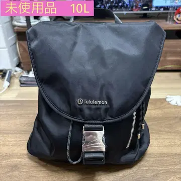 미사용품 룰루레몬 드로스트링 블랙 백팩 10L
