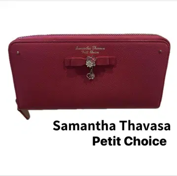 Samantha Thavasa Petit Choice 핑크 장지갑