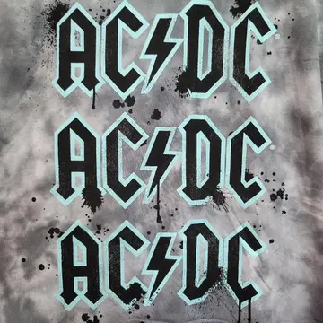 AC DC AC/DC 밴드 밴 밴딩 티셔츠 구제 의류