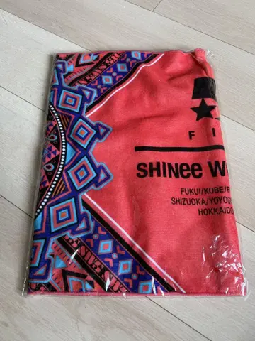 SHINee FIVE 테민 스포츠 타월 빨간색 미개봉