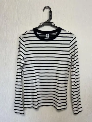 PETIT BATEAU 크루넥 보더 티셔츠 M 사이즈