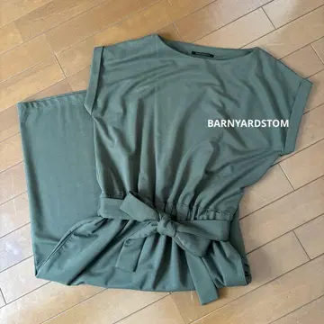 BARNYARD STORM 올리브 반팔 원피스