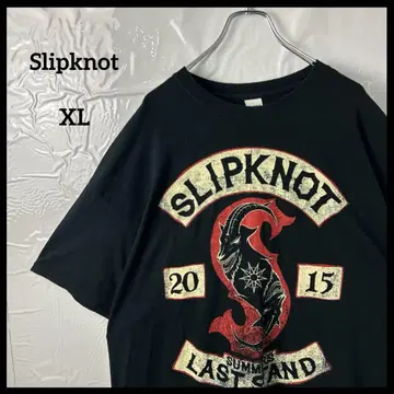 밴드 티셔츠 슬립낫 slipknot 라이브 투어 티 빈티지